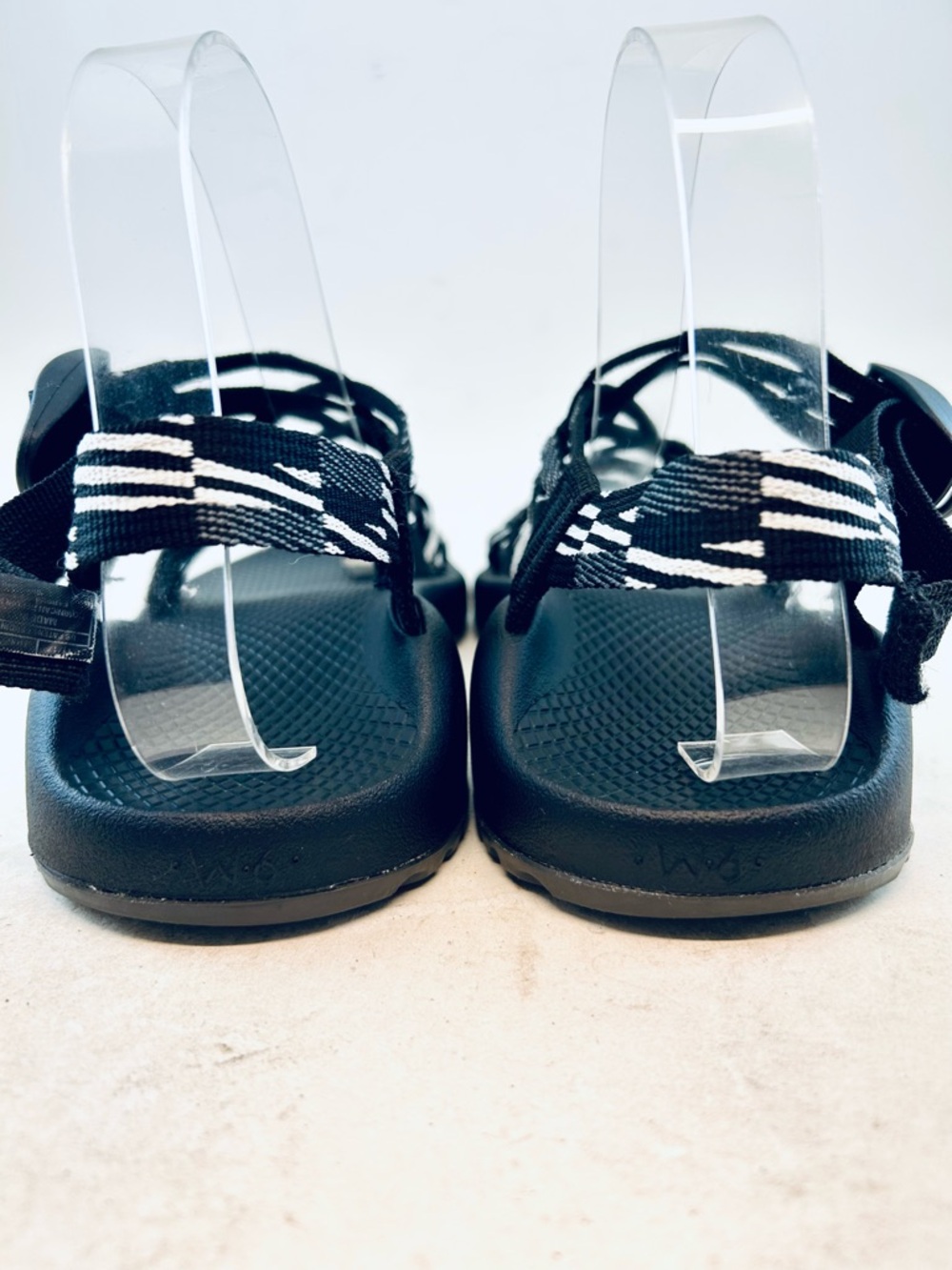 Chaco Women's Scatter Black White ZX/3 Dual Strap Hiking Classic Sandals 6 37 - Picture 8 of 11